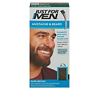 Just For Men Brush In Color Gel Mustache & Beard Dark Brown M-45 - Each