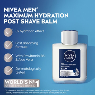NIVEA MEN Maximum Hydration Post Shave Balm - 3.3 Fl. Oz. - Image 3