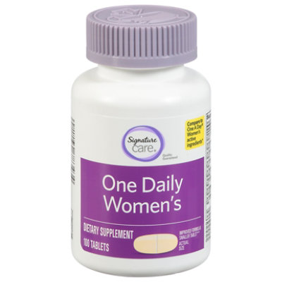 Signature Select/Care One Daily Womens Formula Dietary Supplement Tablet - 100 Count - Image 3