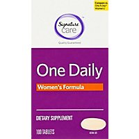 Signature Care One Daily Womens Formula Dietary Supplement Tablet - 100 Count - Image 5