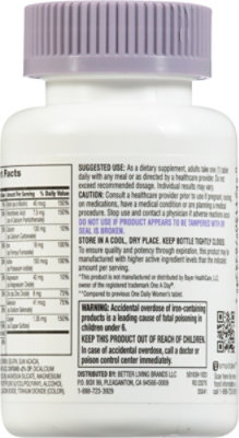 Signature Select/Care One Daily Womens Formula Dietary Supplement Tablet - 100 Count - Image 4