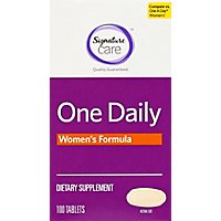 Signature Care One Daily Womens Formula Dietary Supplement Tablet - 100 Count - Image 2