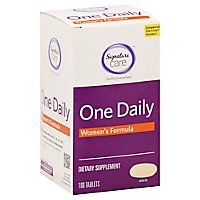 Signature Care One Daily Womens Formula Dietary Supplement Tablet - 100 Count - Image 1