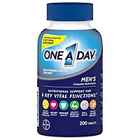 One A Day Multivitamin Mens Health Formula - 200 Count - Image 3