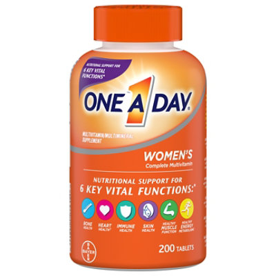 One A Day Womens Multivitamin/Multimineral Tablets Womens Formula - 200 Count