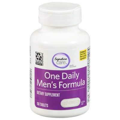 Signature Select/Care One Daily Mens Formula Dietary Supplement Tablet - 100 Count - Image 3