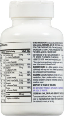 Signature Select/Care One Daily Mens Formula Dietary Supplement Tablet - 100 Count - Image 4