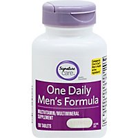 Signature Care One Daily Mens Formula Dietary Supplement Tablet - 100 Count - Image 2