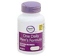 Signature Care One Daily Mens Formula Dietary Supplement Tablet - 100 Count