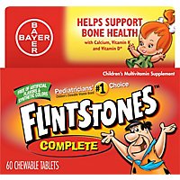 Flintstones Childrens Multivitamins Supplement Chewable Tablets Complete - 60 Count - Image 2