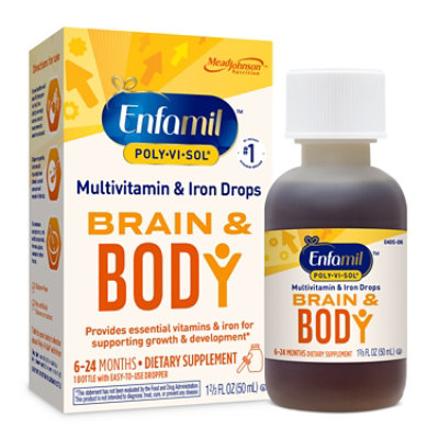 Enfamil Poly Vi Sol Vitamin Drops With Iron - 50 Ml - Image 1