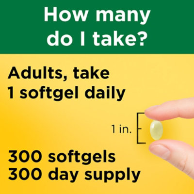 Nature Made Dietary Supplement Softgels Vitamin E 400 IU dl-Alpha - 300 Count - Image 3