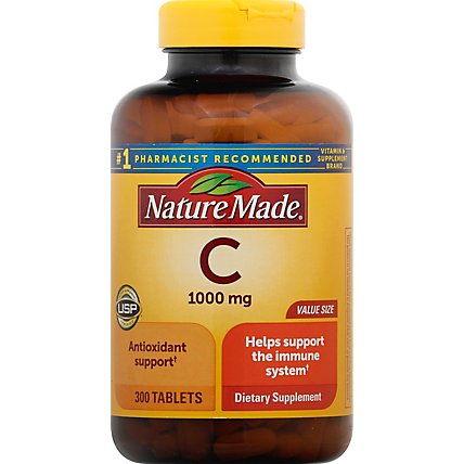 Nature Made Vitamin C Tabs 1000 Mg - 300 Count - Image 2