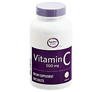 Signature Care Vitamin C 500mg Dietary Supplement Tablet - 500 Count