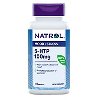 Natrol 5-HTP Capsules 100 mg - 30 Count - Image 1