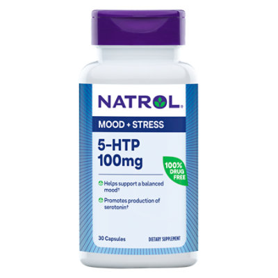 Natrol 5-HTP Capsules 100 mg - 30 Count