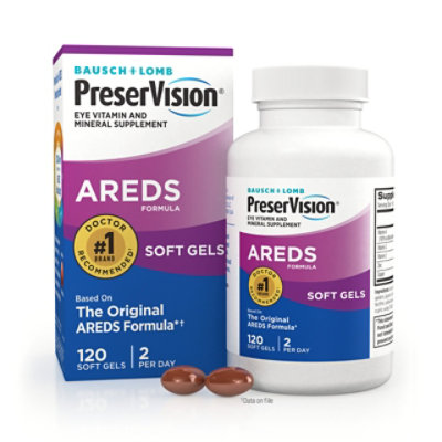 PreserVision Areds Eye Vitamin & Mineral Softgel - 120 Count