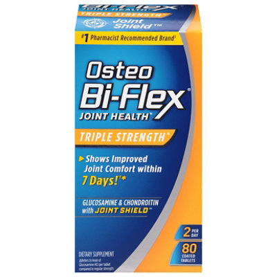 Osteo Bi Flex Triple Strength Caplets - 80 Count - Image 2