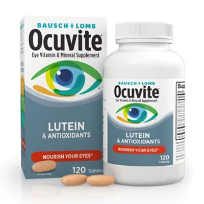 Ocuvite Lutein & Antioxidants Vitamin & Mineral Supplement Tablets - 120 Count - Image 2