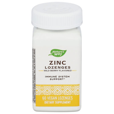 Natures Way Zinc Lozenges Berry - 60 Count - Image 3