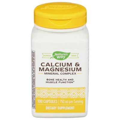 Natures Way Calcium & Magnesium - 100 Count - Image 3