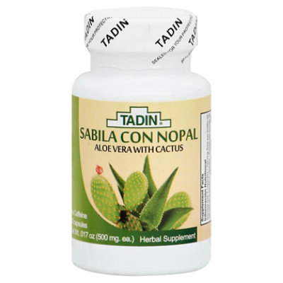 Tadin Savila And Nopal Capsules - 60 Count