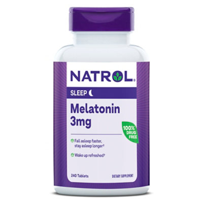 Natrol Melatonin 3 Mg - 240 Count - Image 2