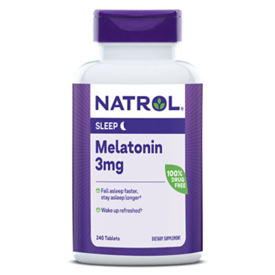 Natrol Melatonin 3 Mg - 240 Count - Image 1