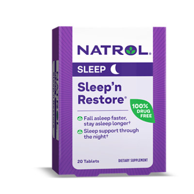 Natrol Sleep N Restore Blister Box - 20 Count - Image 2