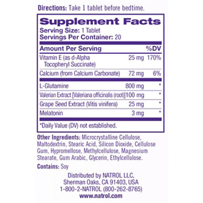 Natrol Sleep N Restore Blister Box - 20 Count - Image 2