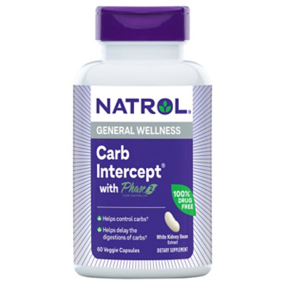 Natrol Carb Intercept With Phase 2 Starch Neutralizer - 60 Count - Image 3