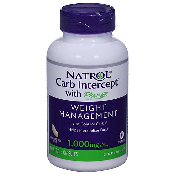 Natrol Carb Intercept With Phase 2 Starch Neutralizer - 60 Count