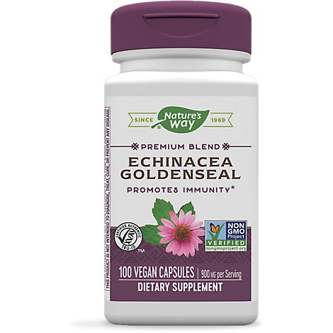 Natures Way Echinacea Golden Seal Tablets - 100 Count