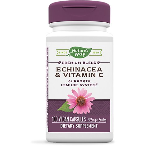 Natures Way Echinacea Ester-C Tablets - 100 Count