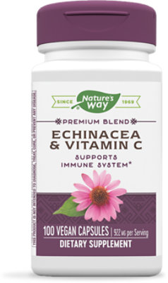 Natures Way Echinacea Ester-C Tablets - 100 Count