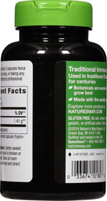 Natures Way Astragalus Root Certified 470 mg Capsules - 100 Count - Image 4