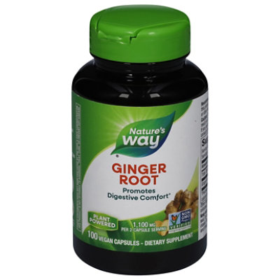 Natures Way Ginger Caps - 100 Count - Image 3