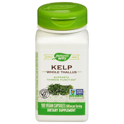 Natures Way Kelp Caps - 100 Count - Image 2