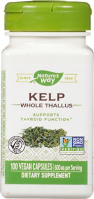 Natures Way Kelp Caps - 100 Count - Image 2