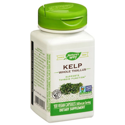 Natures Way Kelp Caps - 100 Count - Image 1