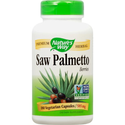 Natures Way Palmetto Herb - 180 Count - Image 2