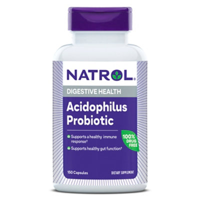 Natrol Acidophilus 100 Milligram Capsules - 150 Count - Image 2