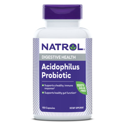 Natrol Acidophilus 100 Milligram Capsules - 150 Count - Image 1