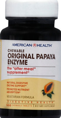 American Health Papaya Enzyme - 100 Count - Image 2