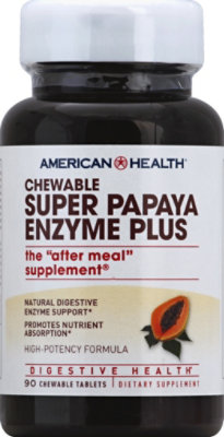 American Health Papaya Enzyme - 90 Count - Image 2
