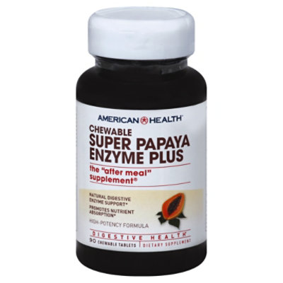 American Health Papaya Enzyme - 90 Count - Image 1