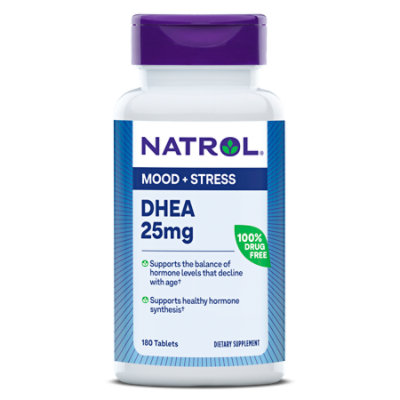 Natrol DHEA 25 Milligram - 180 Count - Image 2