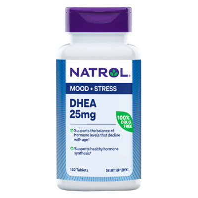 Natrol DHEA 25 Milligram - 180 Count - Image 1