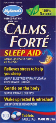 Hylands Calms Forte Tablets - 100 Count - Image 2