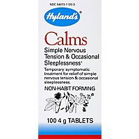 Hylands Calms Tablets - 100 Count - Image 2